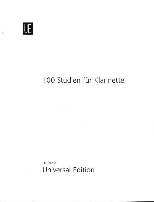 Cover: 9783702419806 | 100 Studien | für Klarinette. | Gunther Joppig (u. a.) | Noten