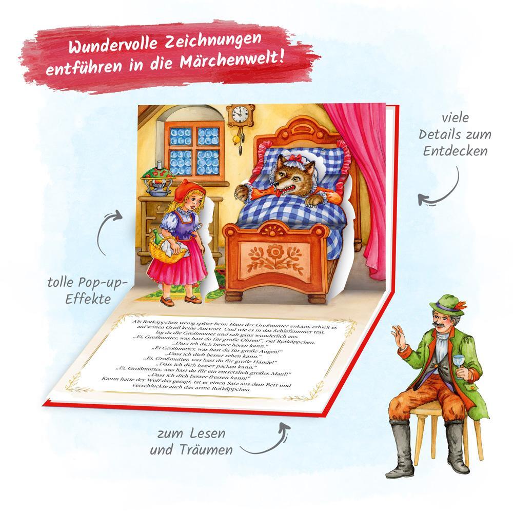 Bild: 9783965525603 | Trötsch Märchenbuch Pop-up-Buch Rotkäppchen | Co.KG | Buch | 10 S.