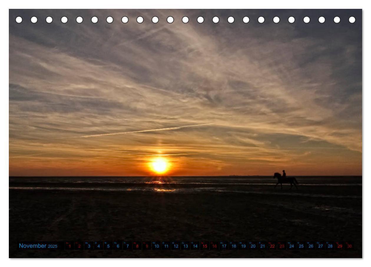 Bild: 9783435416226 | Sonnenuntergänge, an der Nordseeküste vor Cuxhaven (Tischkalender...