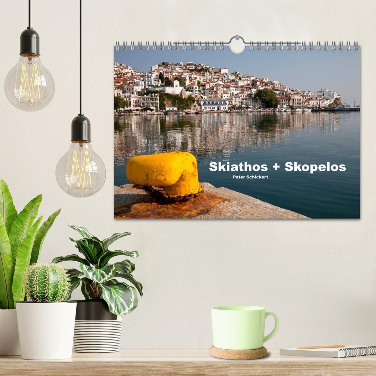 Bild: 9783435741762 | Skiathos + Skopelos (Wandkalender 2025 DIN A4 quer), CALVENDO...