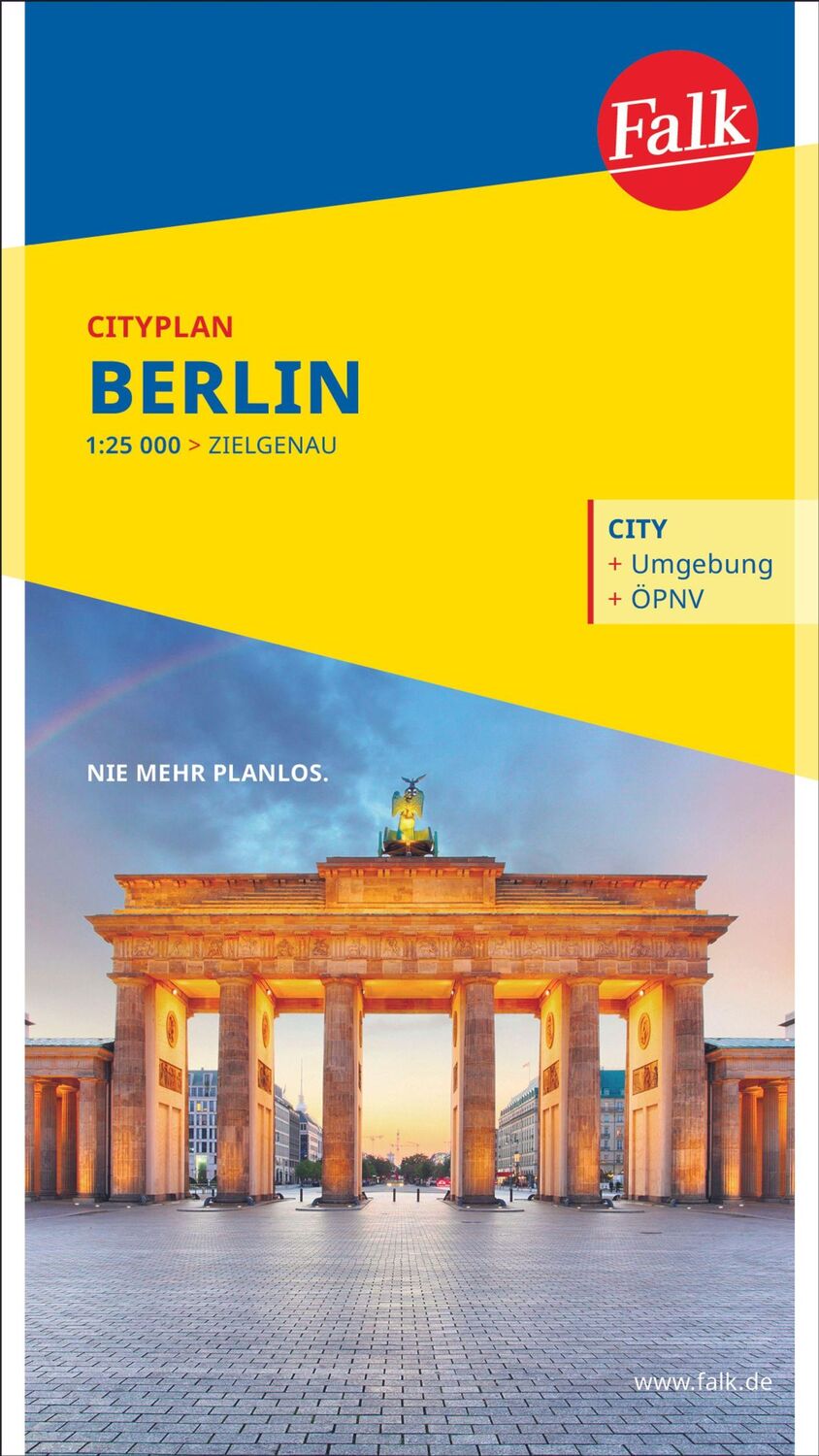 Cover: 9783827900555 | Falk Cityplan Berlin 1:25.000 | (Land-)Karte | Falk Citypläne | 2023