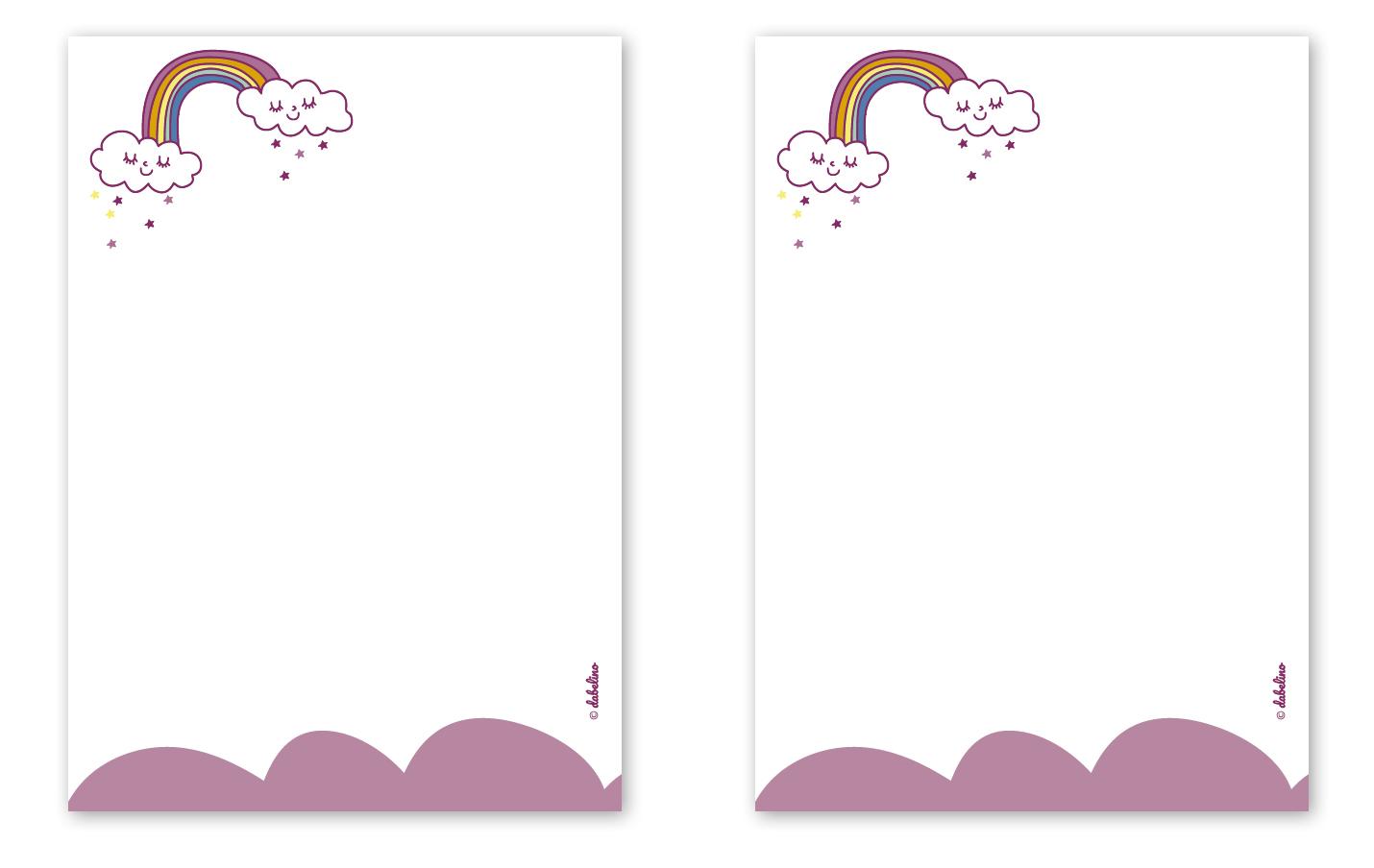 Cover: 4260615911313 | Notizblock-Set Regenbogen (für Kinder) | 2er Set, DIN A6 je 25 Blatt