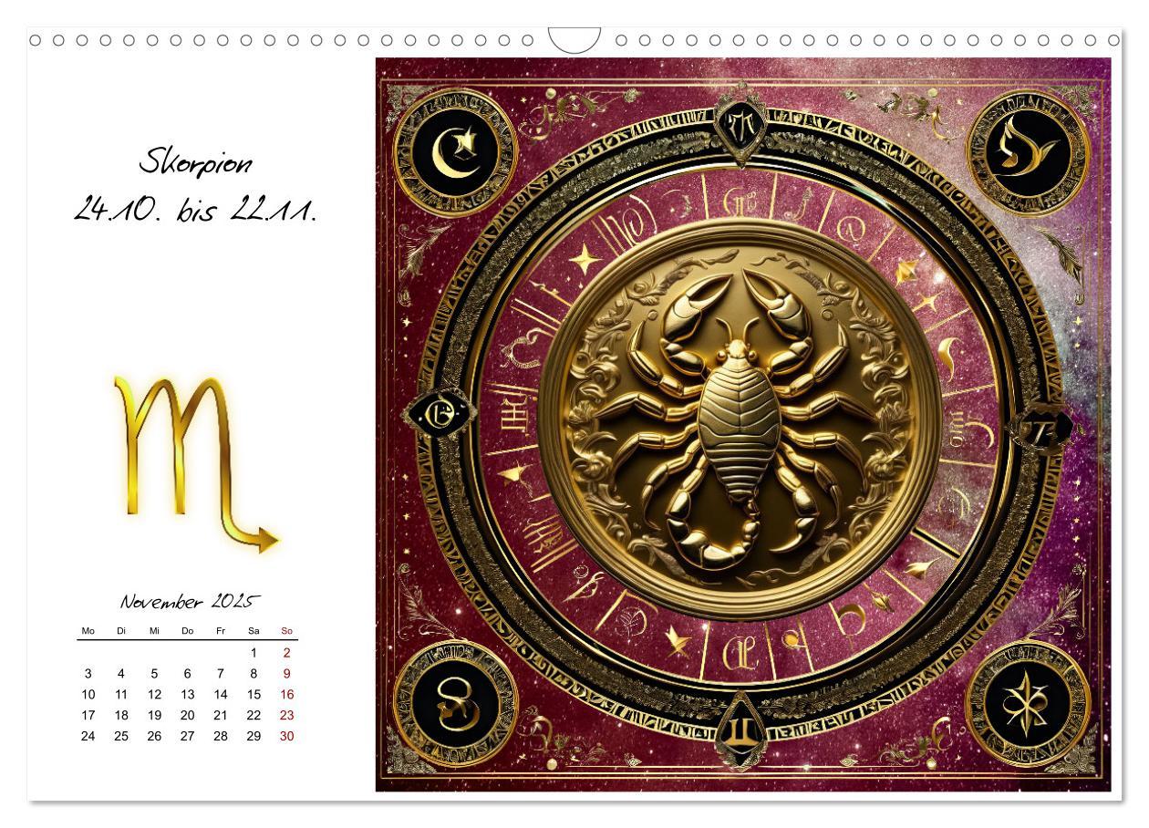 Bild: 9783457220757 | Ein Jahr in Gold (Wandkalender 2025 DIN A3 quer), CALVENDO...