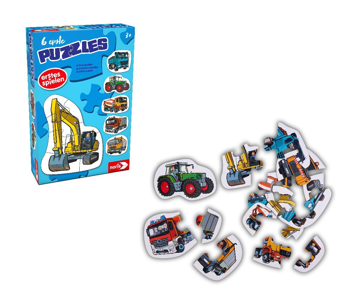 Bild: 4000826006220 | 6 erste Puzzles Fahrzeuge | Spiel | Bunter Stückkarton | 606012167