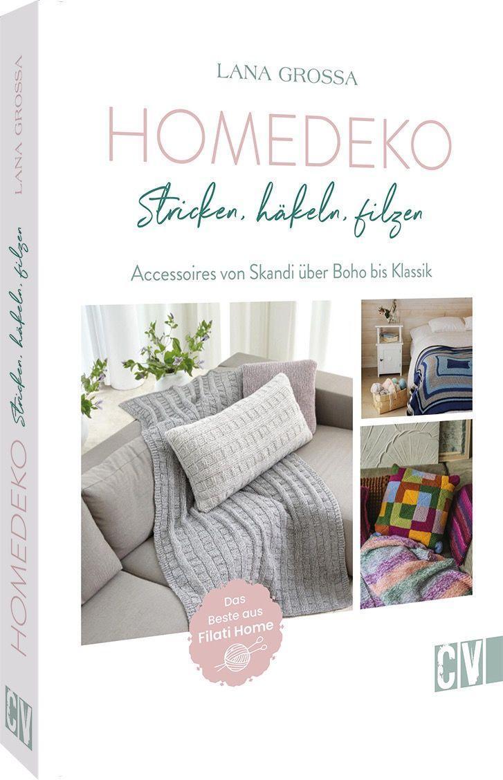 Cover: 9783841067517 | Homedeko: Stricken, häkeln, filzen | Lana Grossa Gmbh | Buch | Deutsch