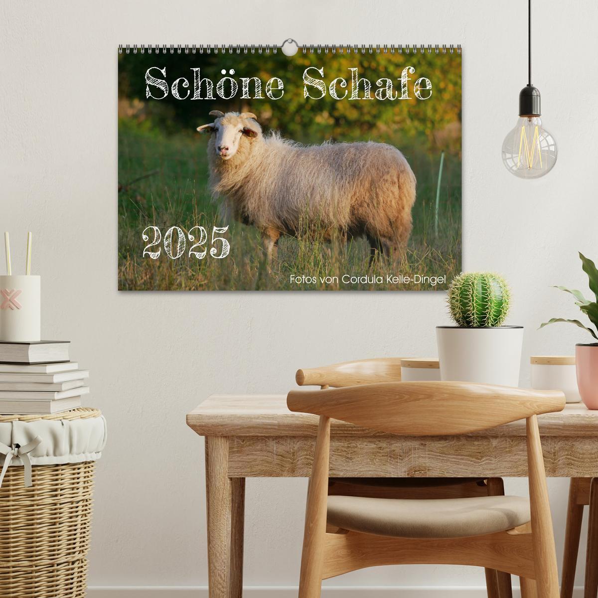 Bild: 9783435172245 | Schöne Schafe (Wandkalender 2025 DIN A3 quer), CALVENDO Monatskalender