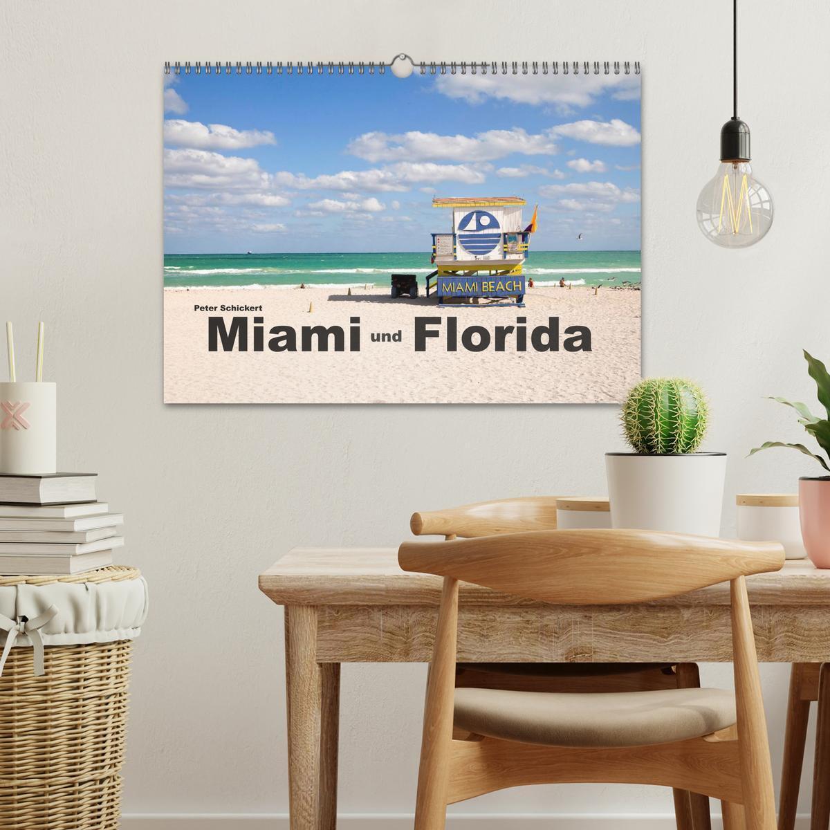 Bild: 9783435743544 | Miami und Florida (Wandkalender 2025 DIN A3 quer), CALVENDO...