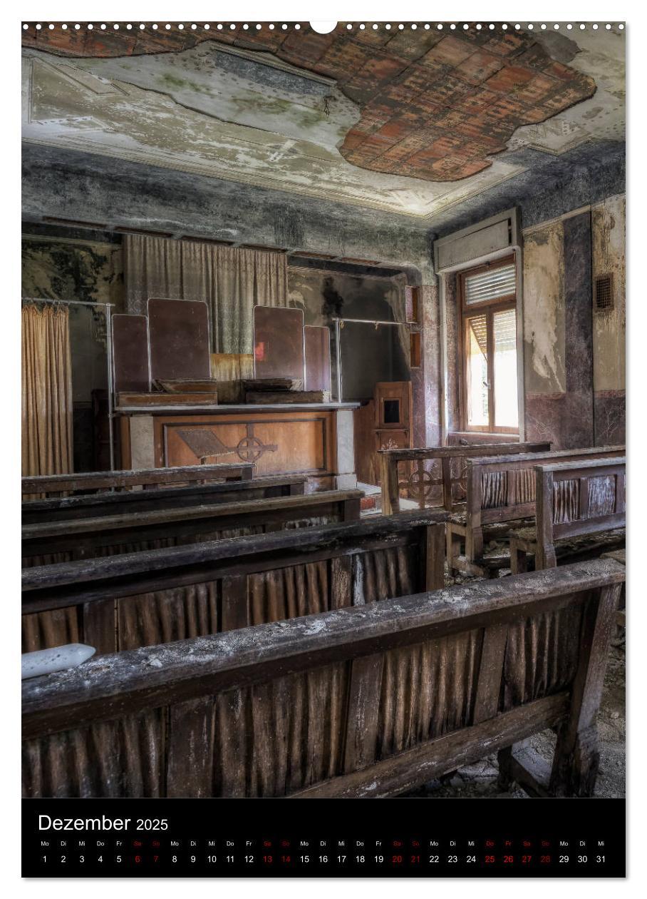 Bild: 9783435986712 | Lost Places - Verlassene Kirchen (Wandkalender 2025 DIN A2 hoch),...