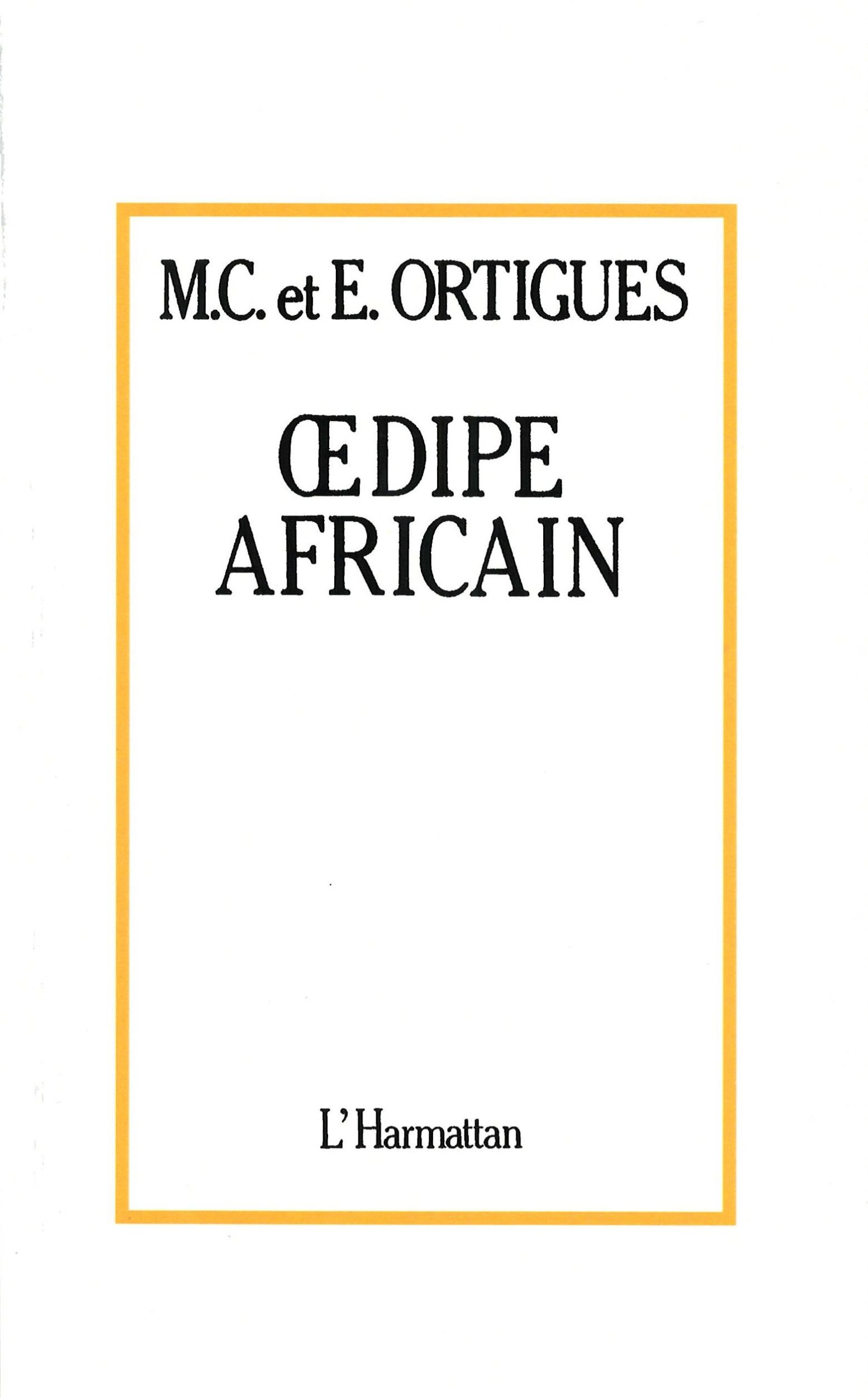 Cover: 9782858023899 | Oedipe africain | Edmond et Marie-Cecile Ortigues | Taschenbuch | 2025