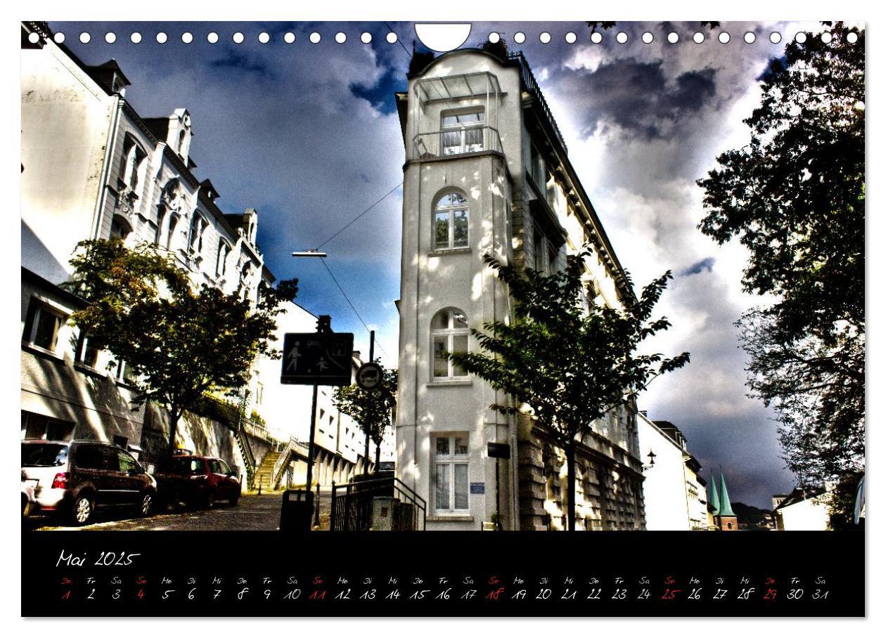 Bild: 9783435665365 | Wuppertal - Stadt der Schwebebahn in HDR (Wandkalender 2025 DIN A4...