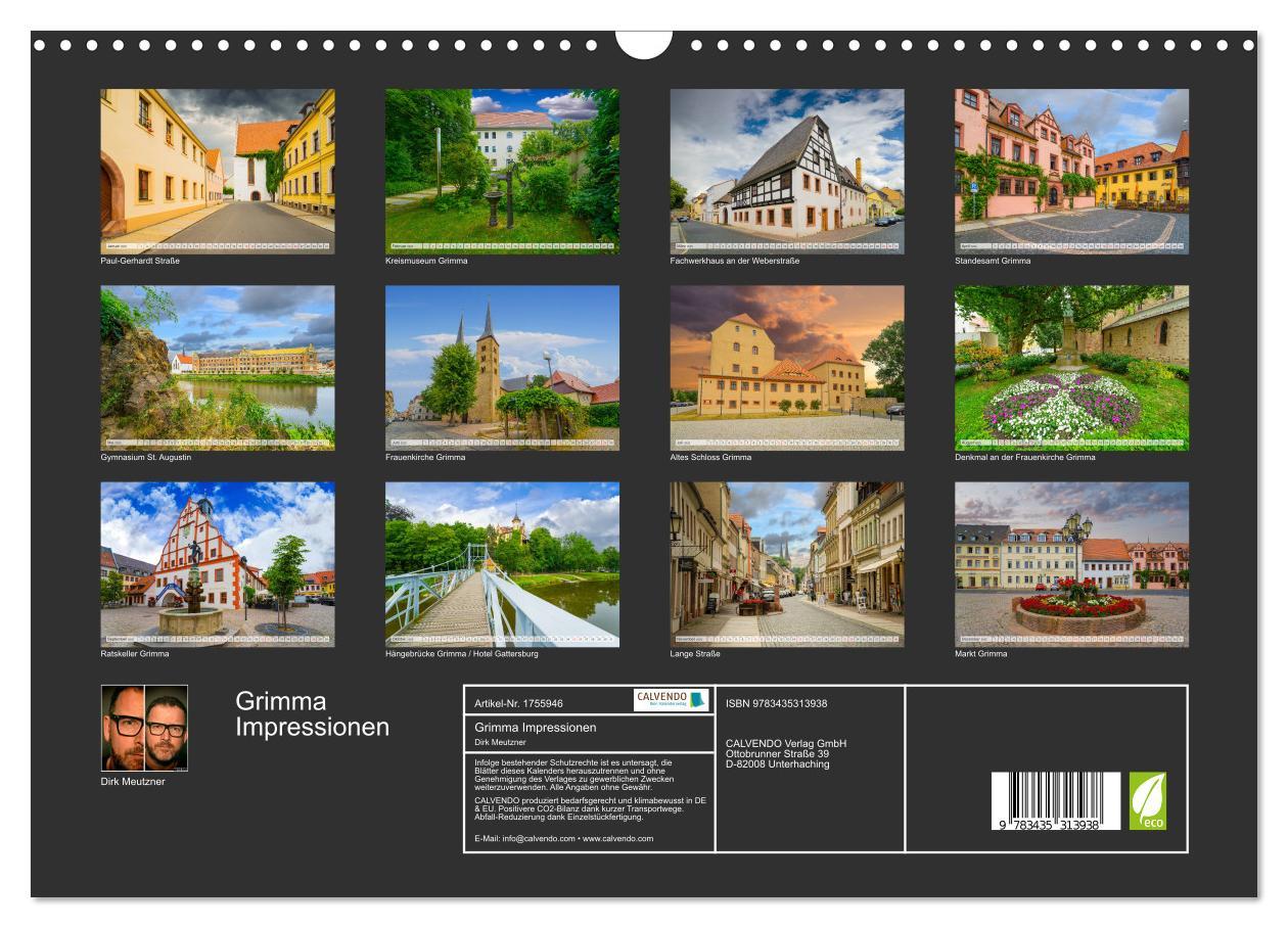 Bild: 9783435313938 | Grimma Impressionen (Wandkalender 2025 DIN A3 quer), CALVENDO...