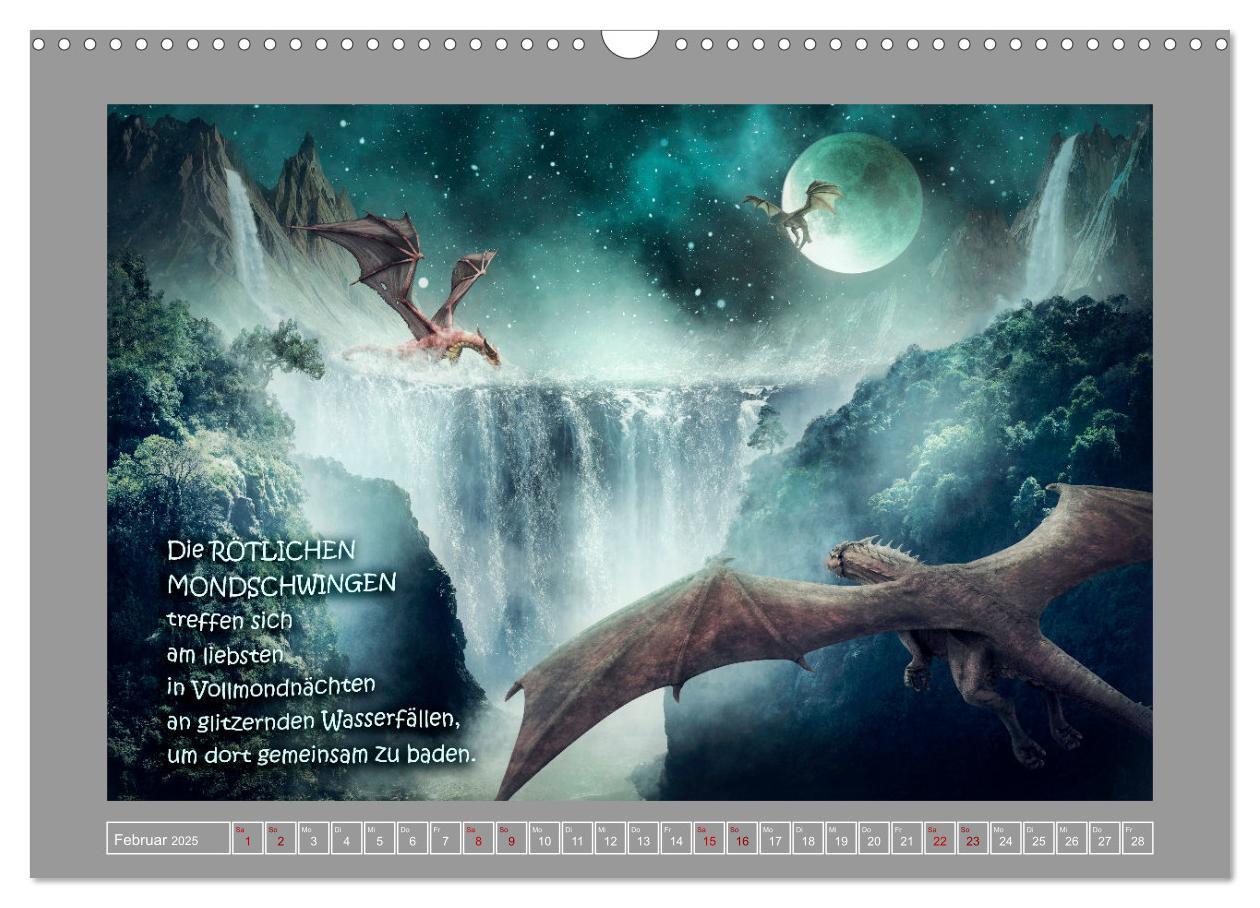 Bild: 9783383987274 | Wo die wilden Drachen wohnen (Wandkalender 2025 DIN A3 quer),...