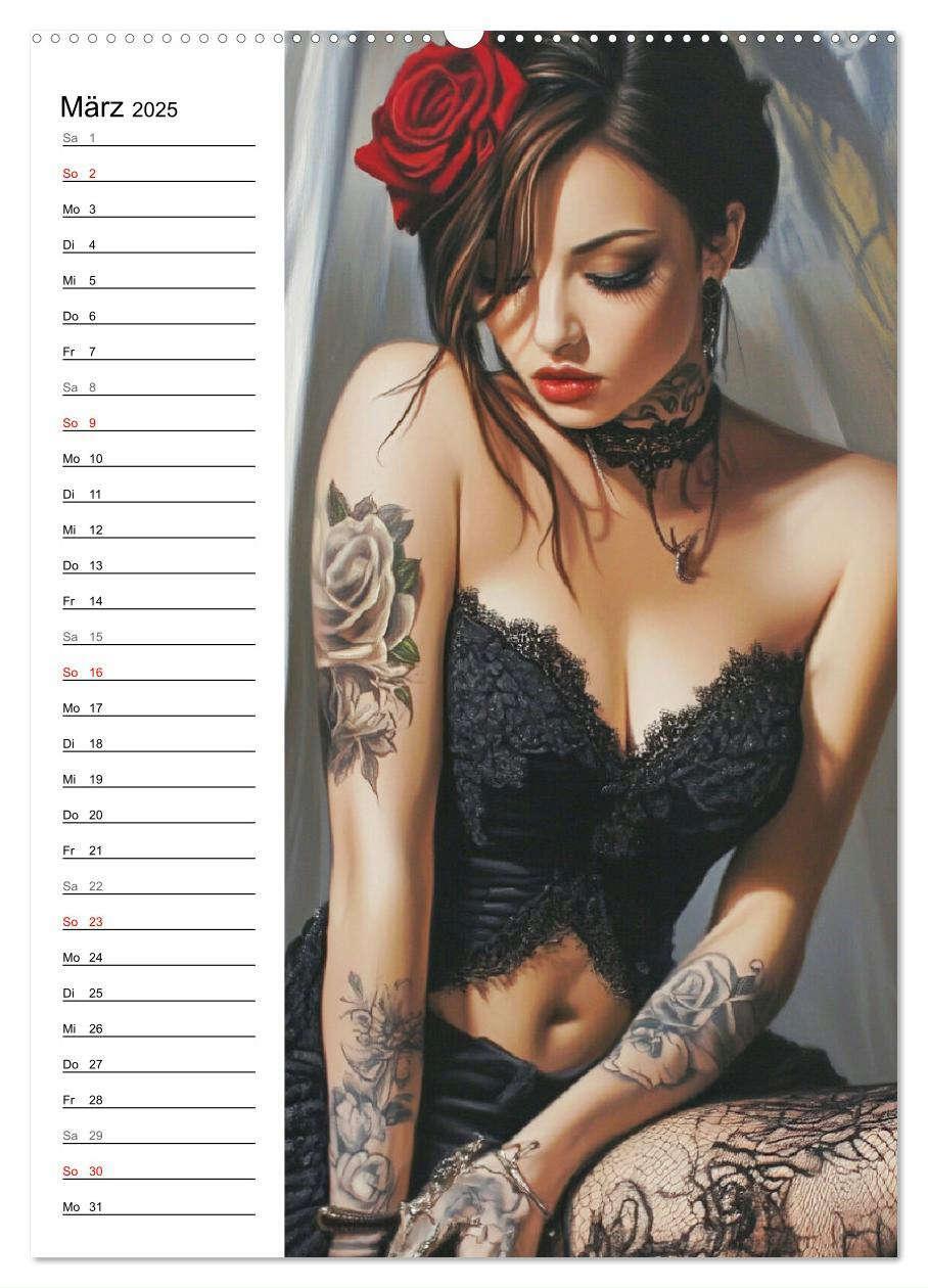 Bild: 9783457207185 | Sinnliche Kunst. Erotische Frauen Paintings (Wandkalender 2025 DIN...