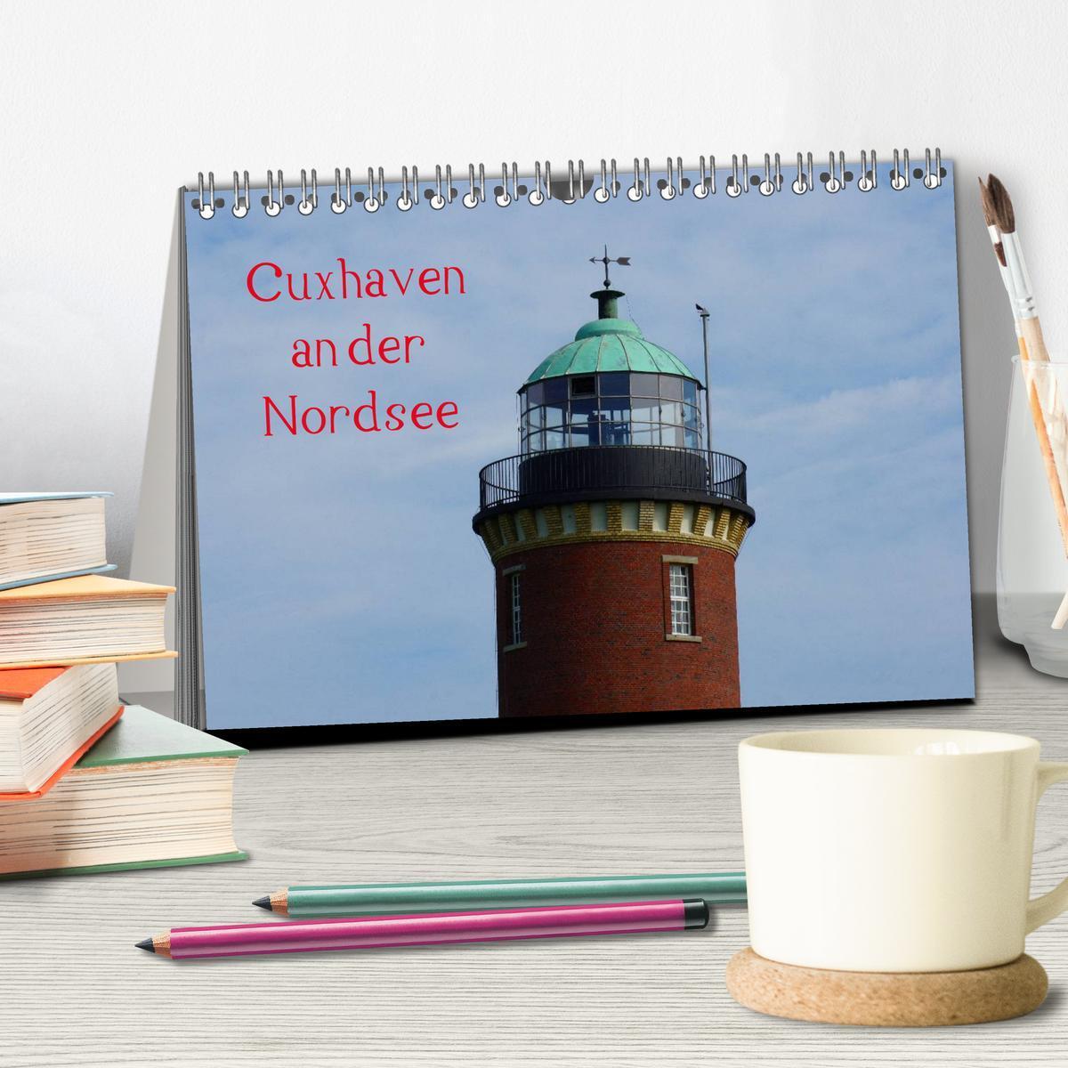 Bild: 9783435762811 | Cuxhaven an der Nordsee (Tischkalender 2025 DIN A5 quer), CALVENDO...