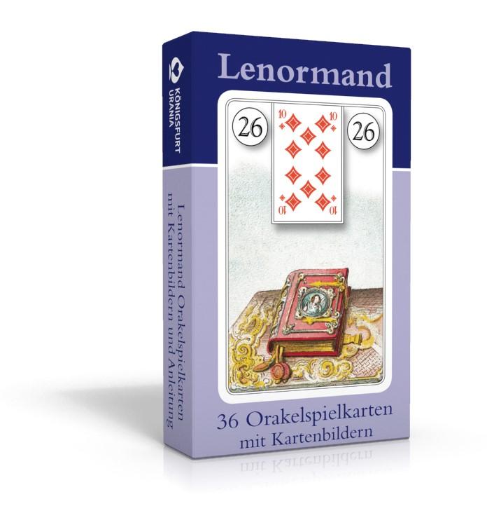 Cover: 9783898758772 | Lenormand Orakelkarten mit Kartenabbildungen | 36 Orakelkarten | Buch