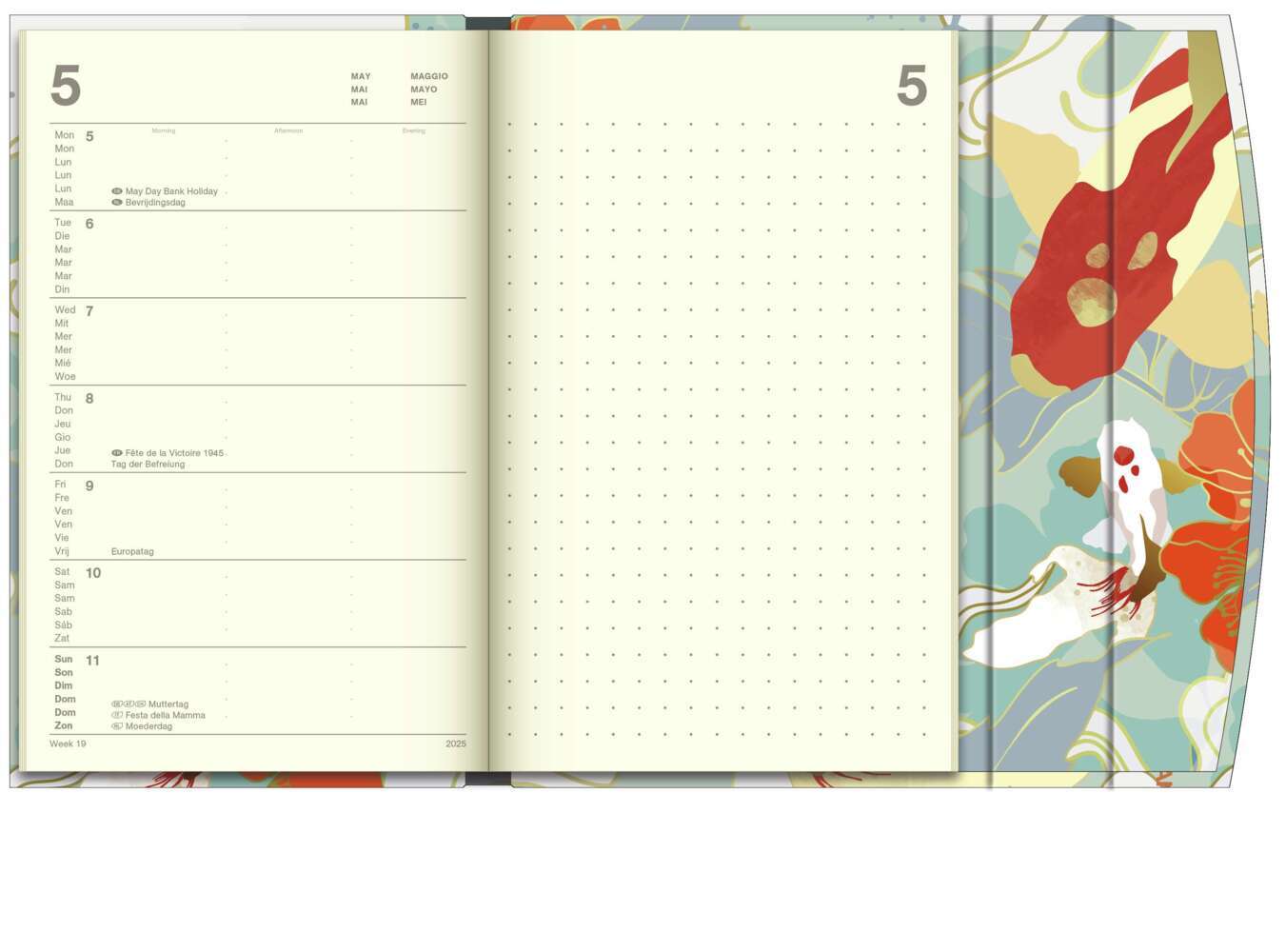 Bild: 4002725994592 | Japanese Papers 2025 - Diary - Buchkalender - Taschenkalender - 10x15