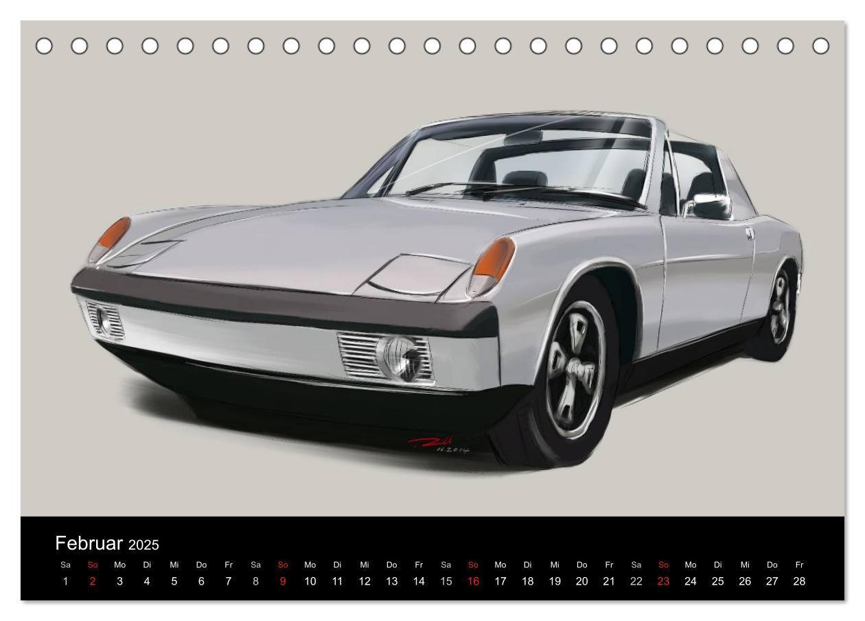 Bild: 9783435497973 | Porsche inspired Artwork by Reinhold Art´s (Tischkalender 2025 DIN...