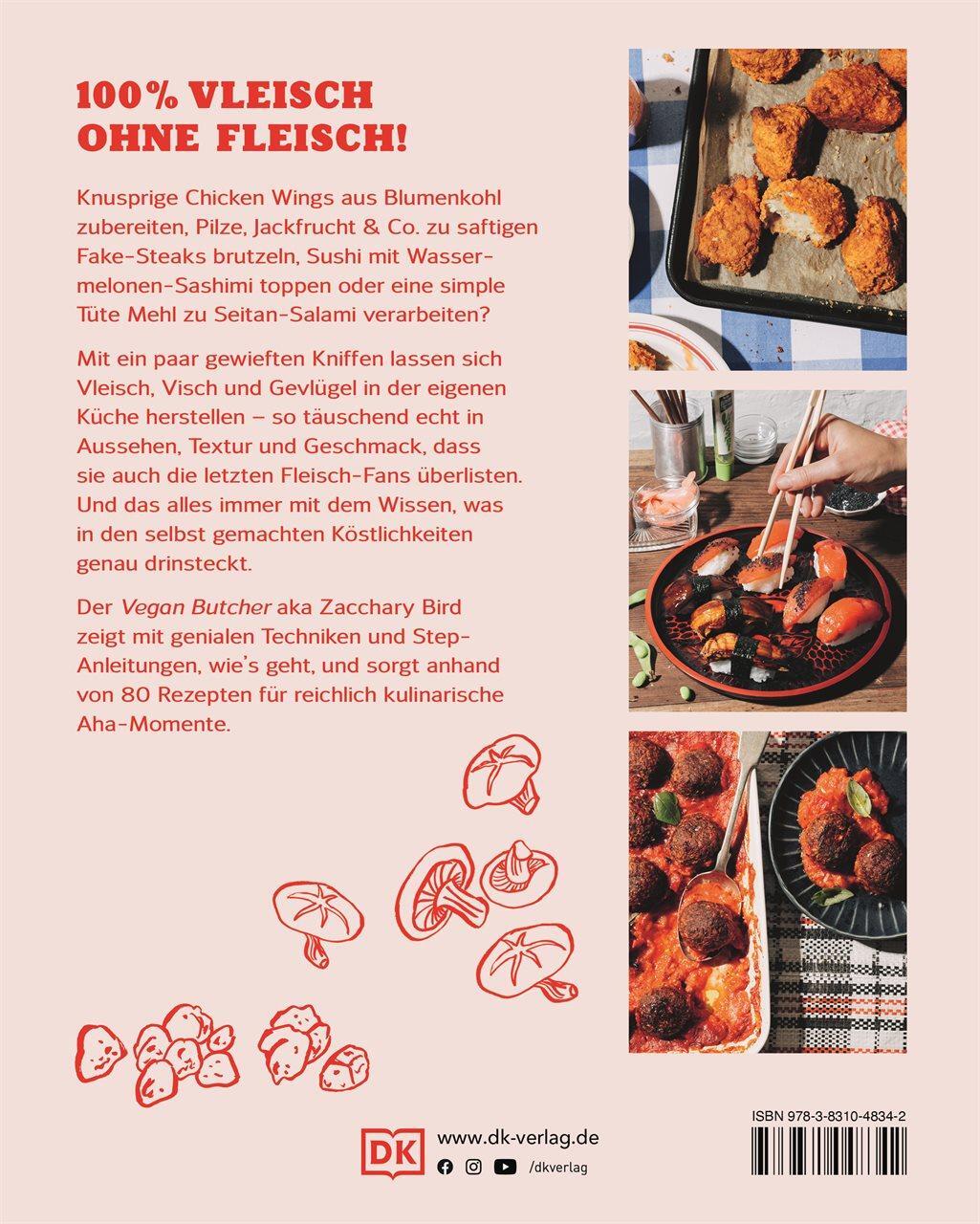 Rückseite: 9783831048342 | Veganes Vleisch selbst gemacht | Zacchary Bird | Buch | 304 S. | 2023