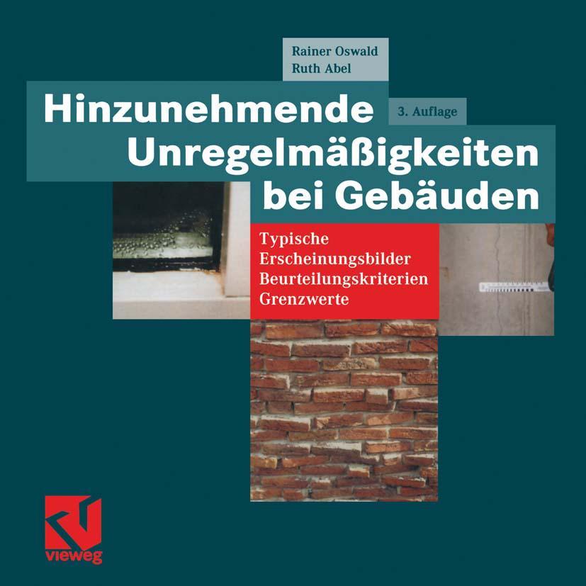 Cover: 9783528116897 | Hinzunehmende Unregelmäßigkeiten bei Gebäuden | Ruth Abel (u. a.)