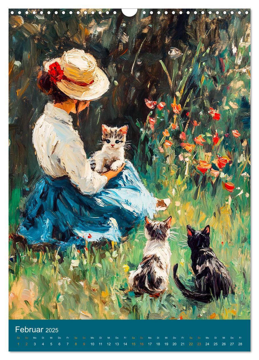 Bild: 9783457179222 | Katzen und Kunst - Samtige Herrscher der impressionistischen Gärten...