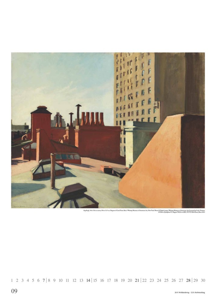 Bild: 4250809653259 | DUMONT - Edward Hopper 2025 Wandkalender, 50x70cm, Posterkalender...