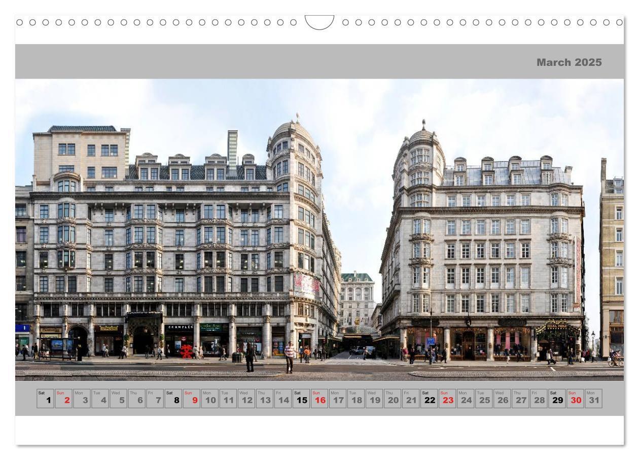 Bild: 9781325995875 | London Street Fronts 2025 / UK-Version (Wall Calendar 2025 DIN A3...