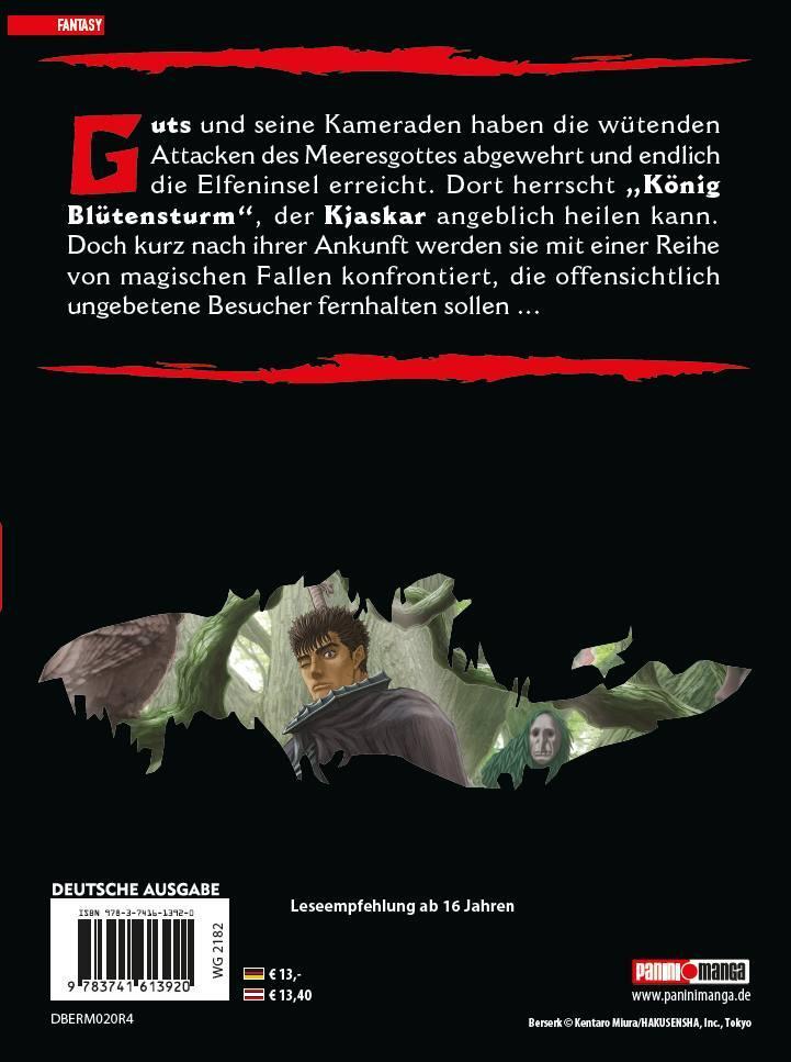 Rückseite: 9783741613920 | Berserk Max 20 | Bd. 20 | Kentaro Miura | Taschenbuch | 356 S. | 2019