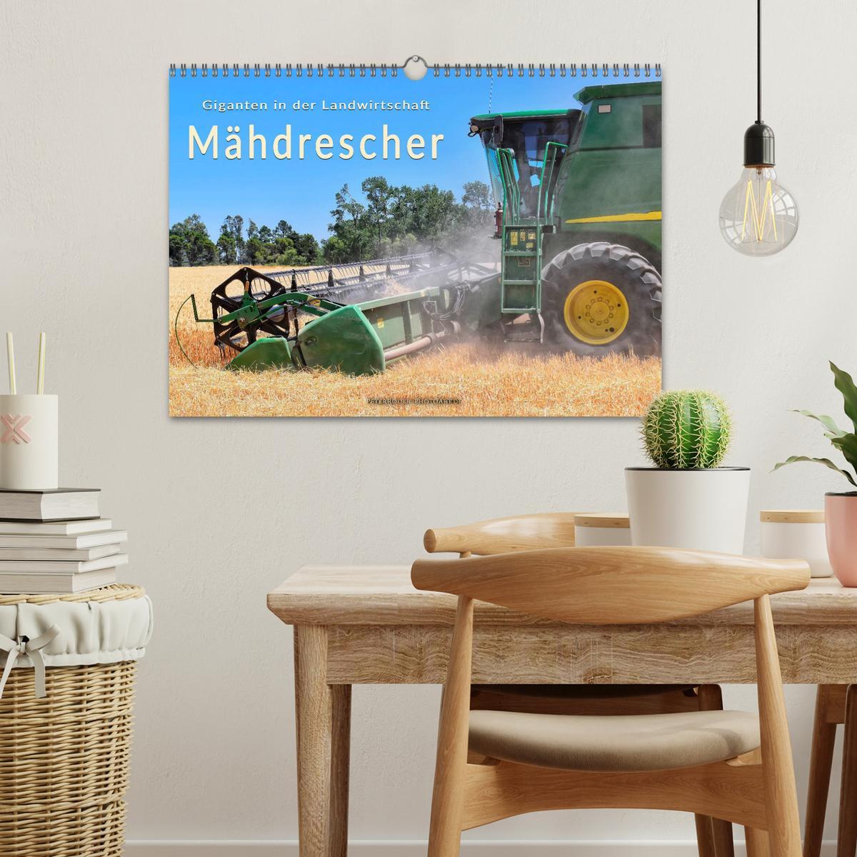 Bild: 9783435291793 | Giganten in der Landwirtschaft - Mähdrescher (Wandkalender 2025 DIN...