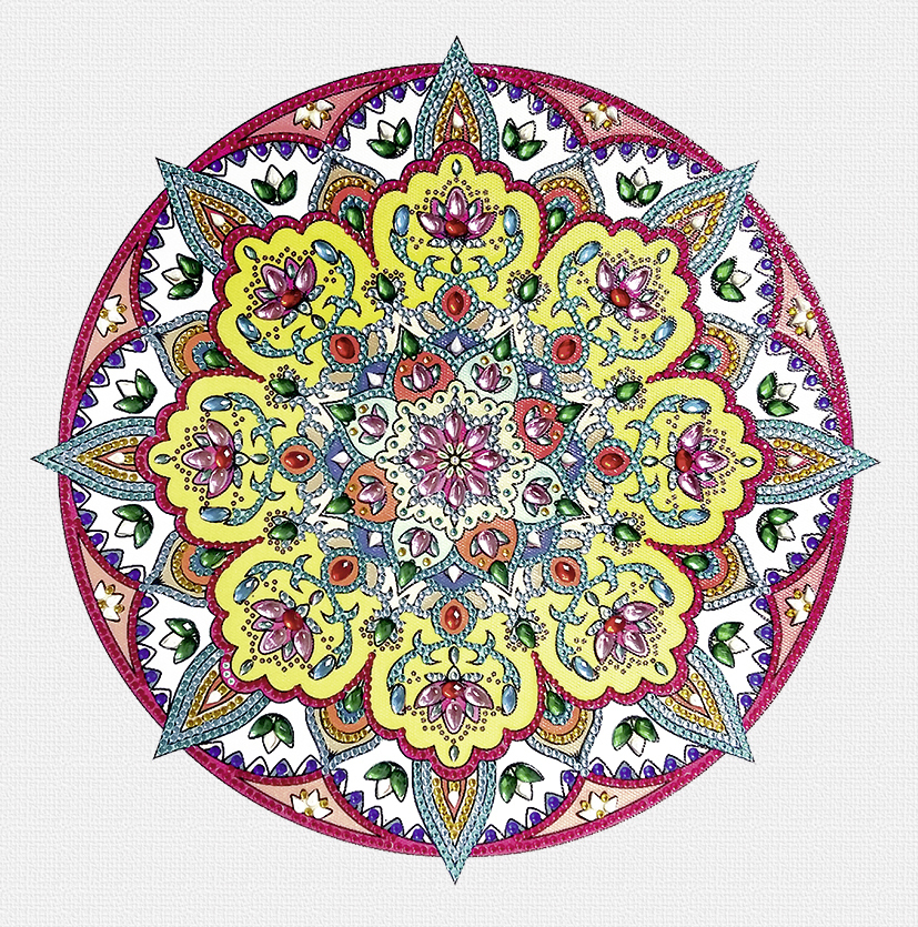 Bild: 4008525247586 | URSUS Diamond Painting Mandala Set 3 | Stück | 2022