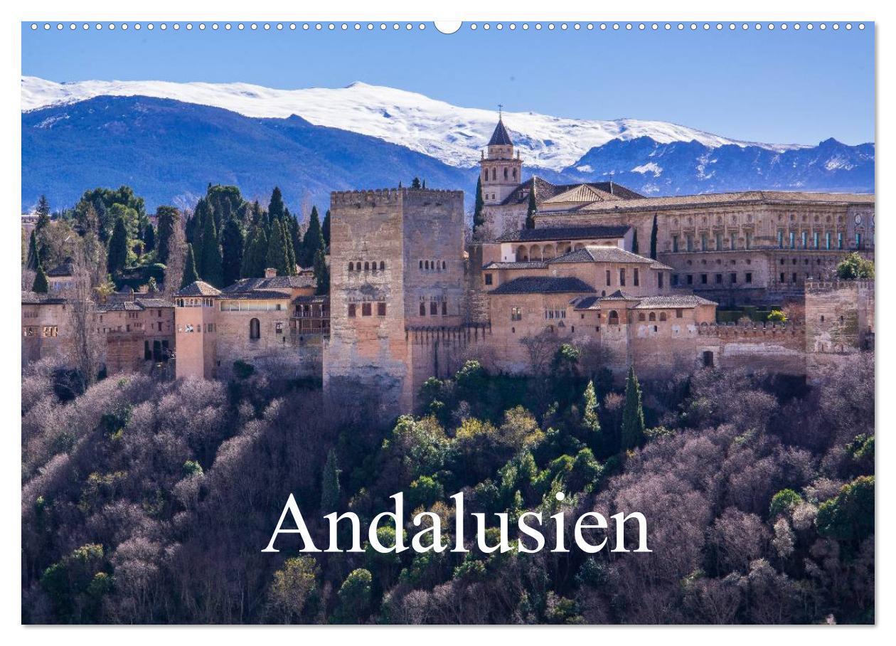 Cover: 9783435752423 | Andalusien (Wandkalender 2025 DIN A2 quer), CALVENDO Monatskalender