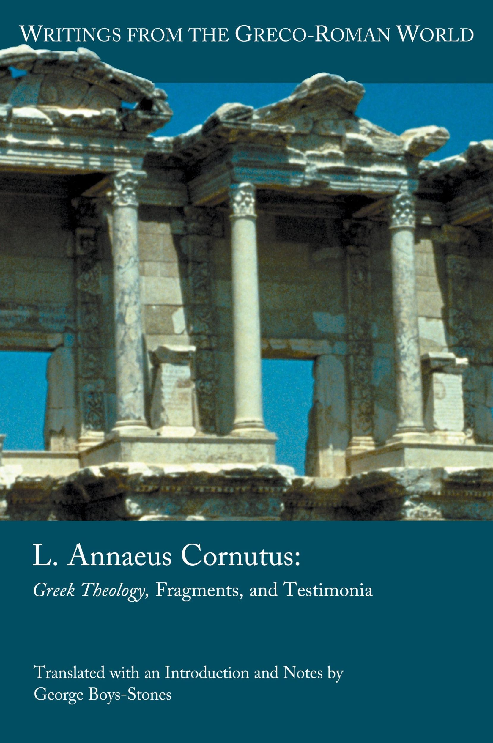 Cover: 9781628372106 | L. Annaeus Cornutus | Greek Theology, Fragments, and Testimonia | Buch