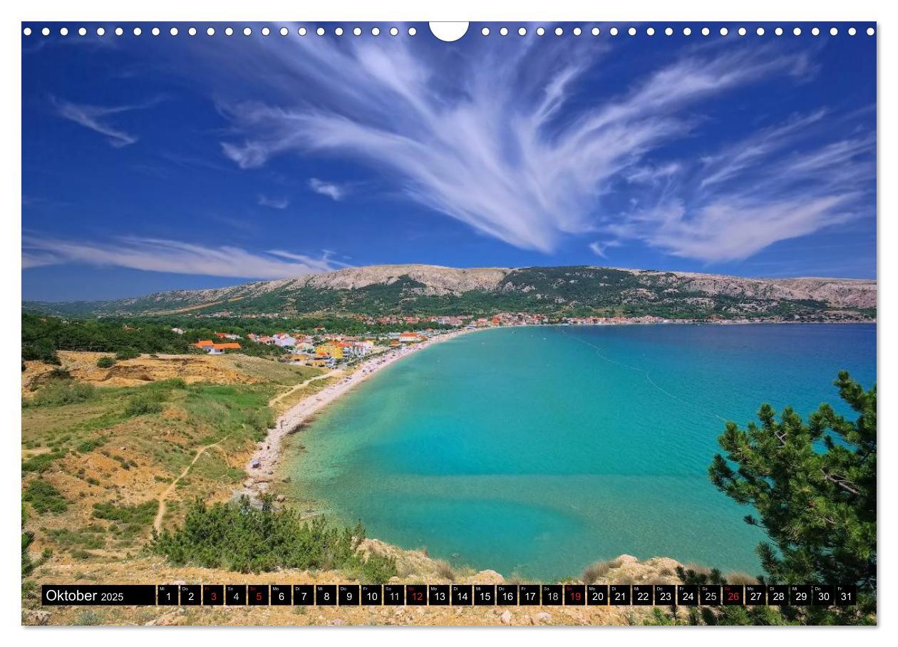 Bild: 9783435737758 | Kvarner Golf - Kroatien (Wandkalender 2025 DIN A3 quer), CALVENDO...