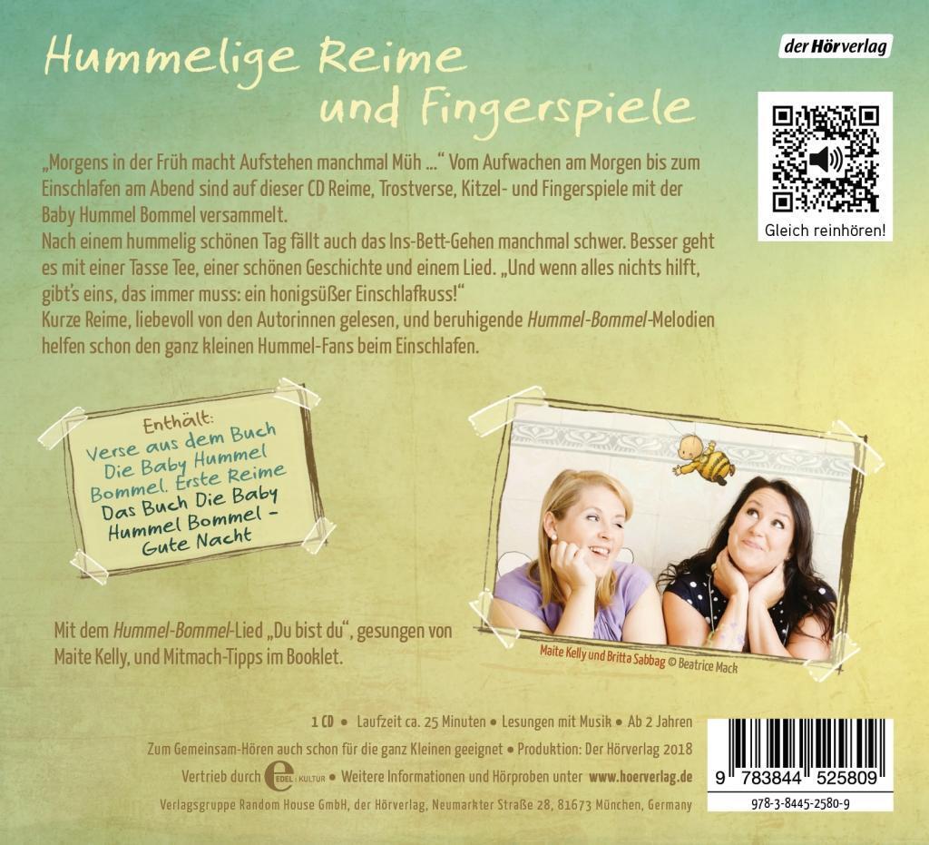 Bild: 9783844525809 | Die Baby Hummel Bommel - Gute Nacht | Audio-CD | 25 Min. | Deutsch