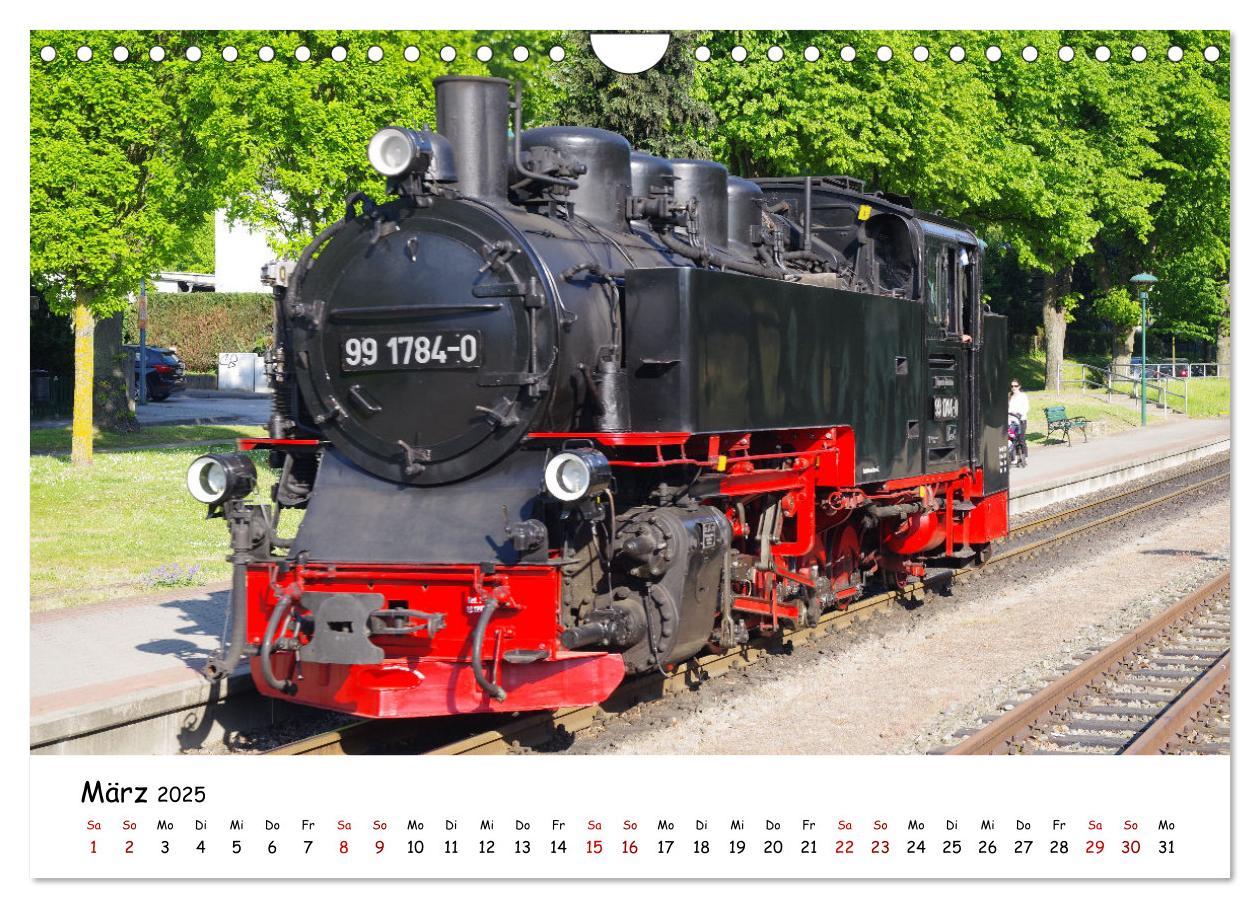 Bild: 9783383932014 | Rügens "rasender Roland" (Wandkalender 2025 DIN A4 quer), CALVENDO...