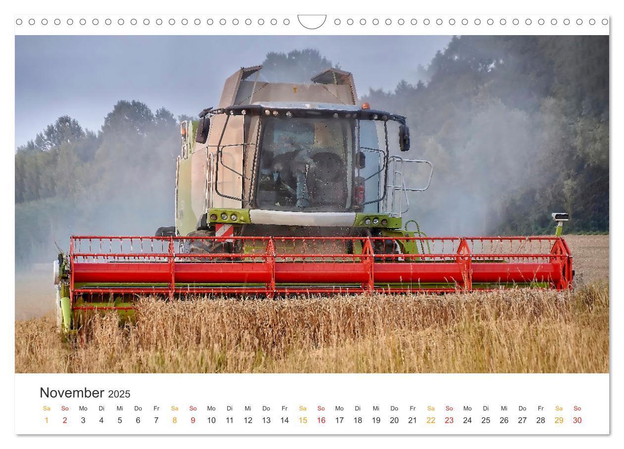 Bild: 9783383827990 | Mähdrescher - tolle Momente (Wandkalender 2025 DIN A3 quer),...