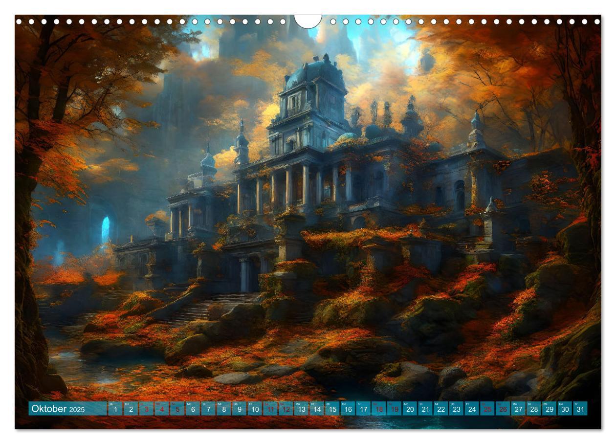 Bild: 9783457036341 | Visionen aus Atlantis (Wandkalender 2025 DIN A3 quer), CALVENDO...