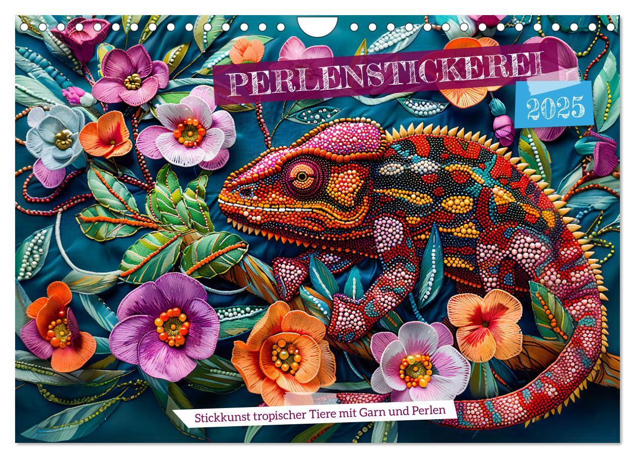 Cover: 9783383795947 | Perlenstickerei - Stickkunst tropischer Tiere mit Garn und Perlen...