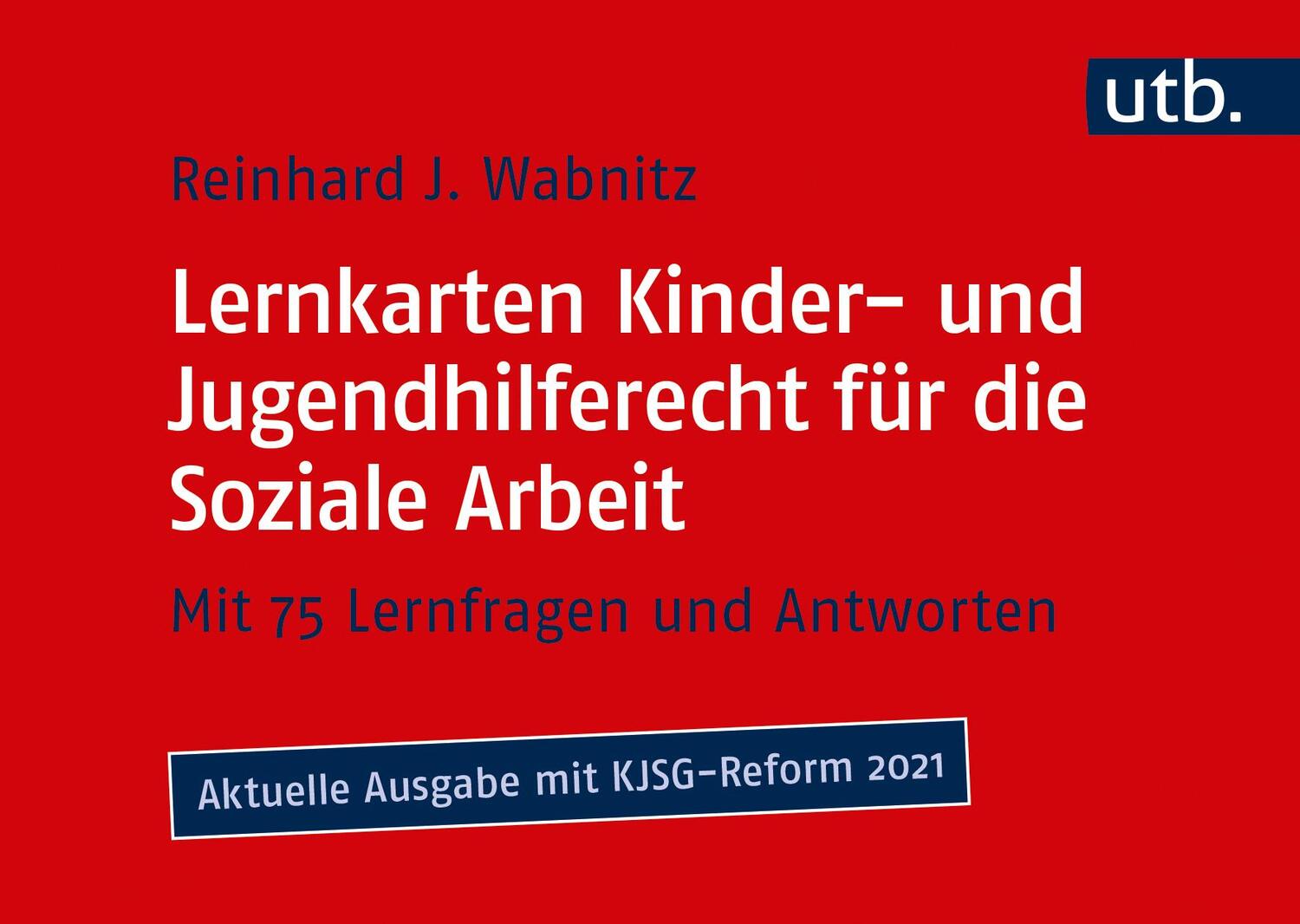 Cover: 9783825254964 | Lernkarten Kinder- und Jugendhilferecht für die Soziale Arbeit | Buch