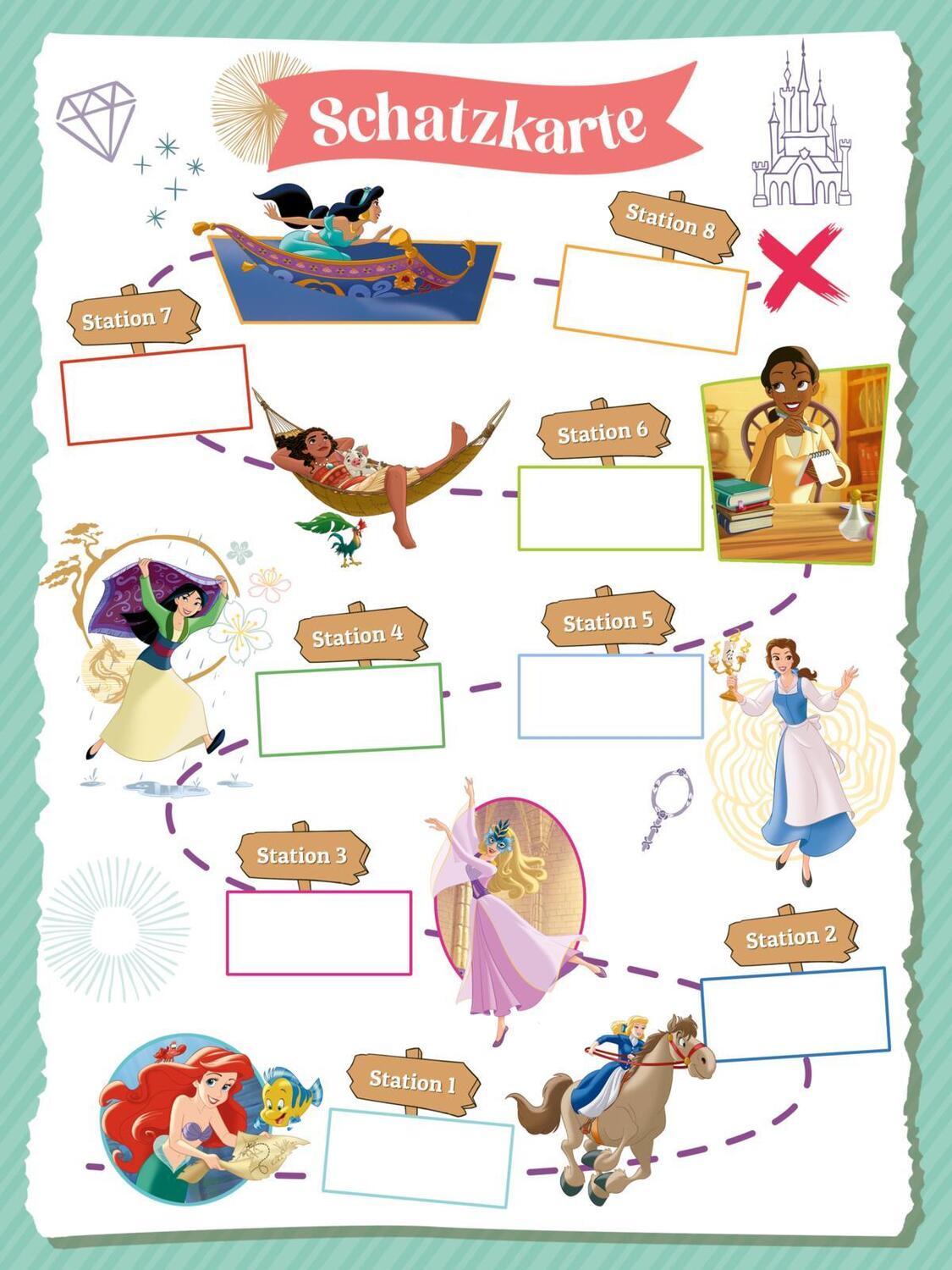 Bild: 9783845124933 | Disney Prinzessin: Meine Schnitzeljagd | Taschenbuch | 64 S. | Deutsch