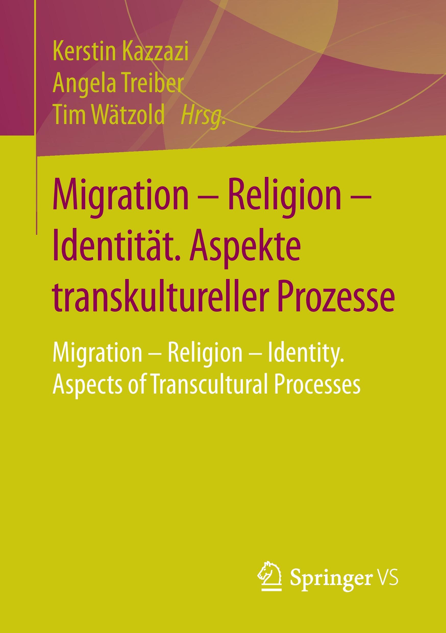 Cover: 9783658065096 | Migration ¿ Religion ¿ Identität. Aspekte transkultureller Prozesse