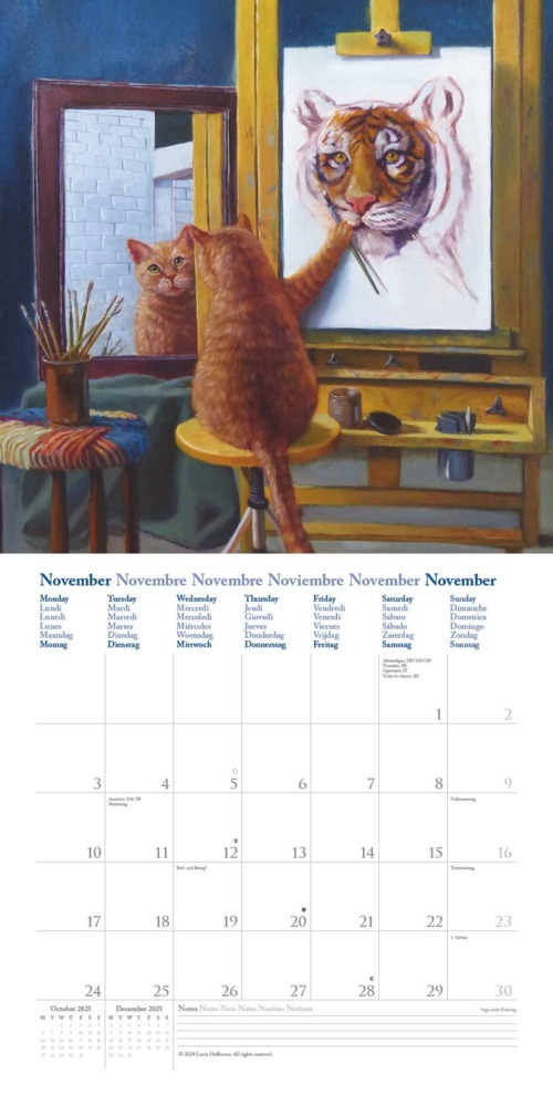 Bild: 4002725994196 | N NEUMANNVERLAGE - Funny Animals 2025 Broschürenkalender, 30x30cm,...