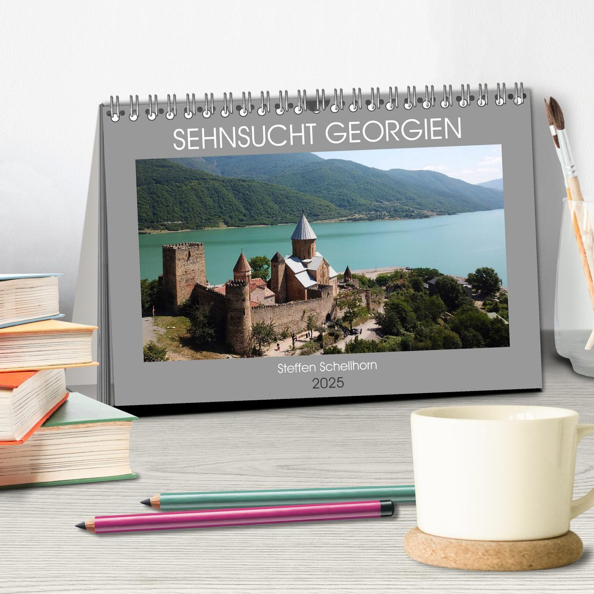 Bild: 9783435068319 | Sehnsucht Georgien (Tischkalender 2025 DIN A5 quer), CALVENDO...