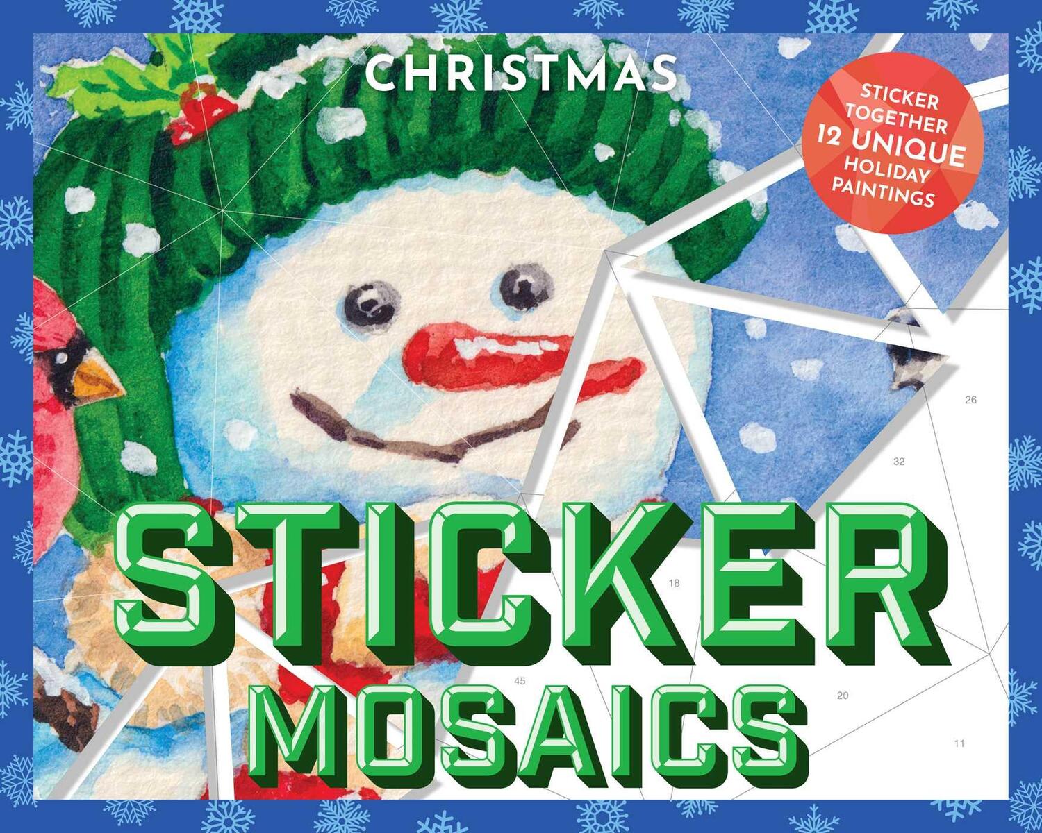 Cover: 9781646432837 | Sticker Mosaics: Christmas | Puzzle Together 12 Unique Holiday Designs