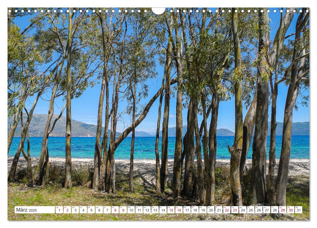 Bild: 9783383979408 | Kefalonia, Inseltraum in Blau (Wandkalender 2025 DIN A3 quer),...