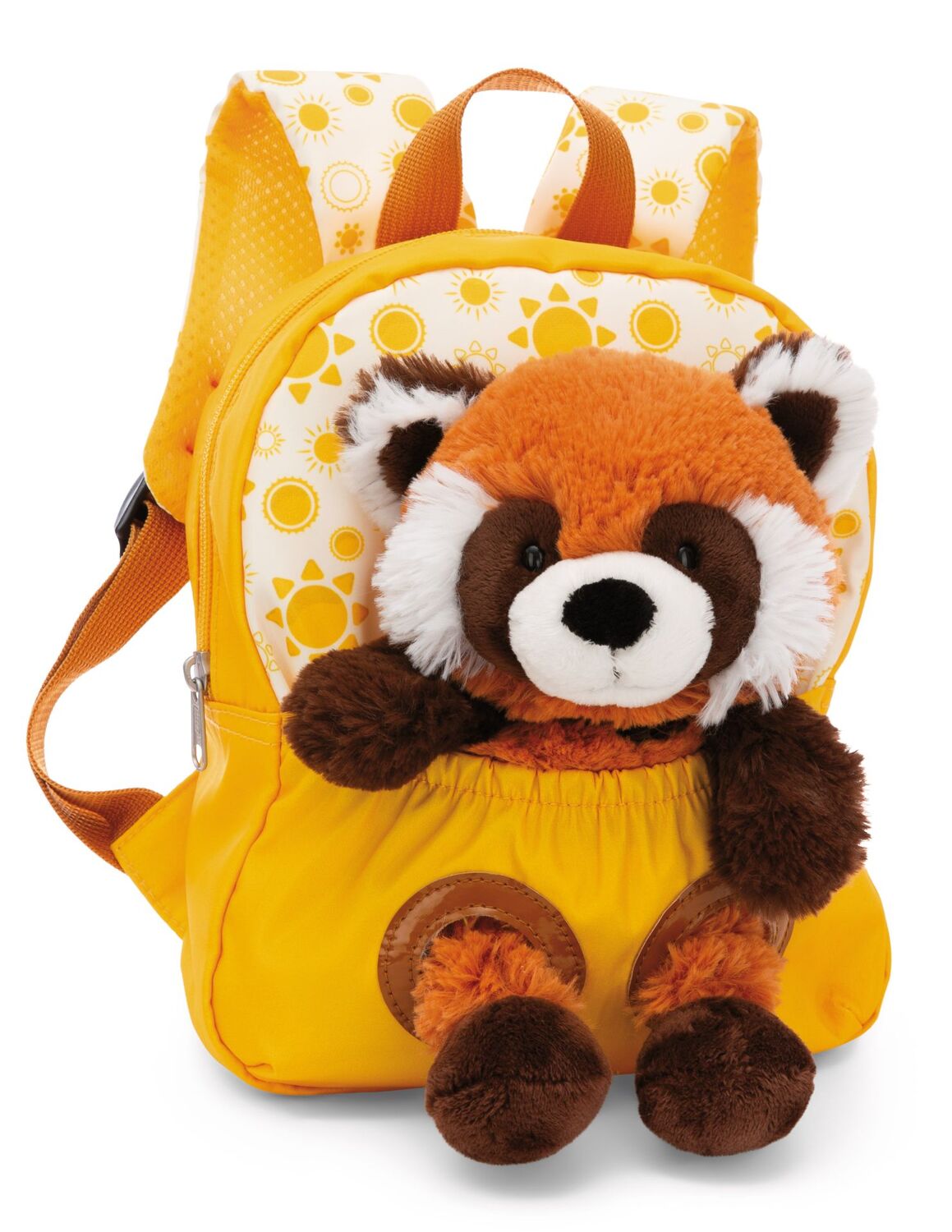 Cover: 4012390498547 | Nici 49854 Rucksack mit Plüschtier 21x26cm Roter Panda 25cm | 49854