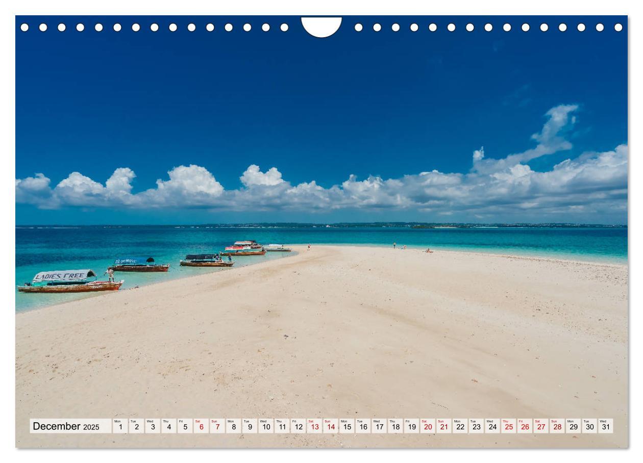 Bild: 9781325945412 | Welcome to Zanzibar (Wall Calendar 2025 DIN A4 landscape), CALVENDO...