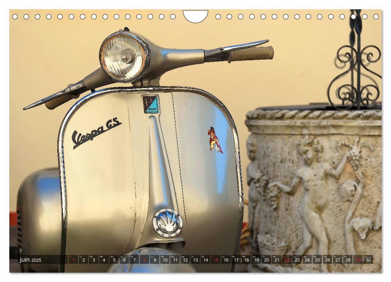 Bild: 9781325942589 | La Vespa en Cartoon (Calendrier mural 2025 DIN A4 vertical),...