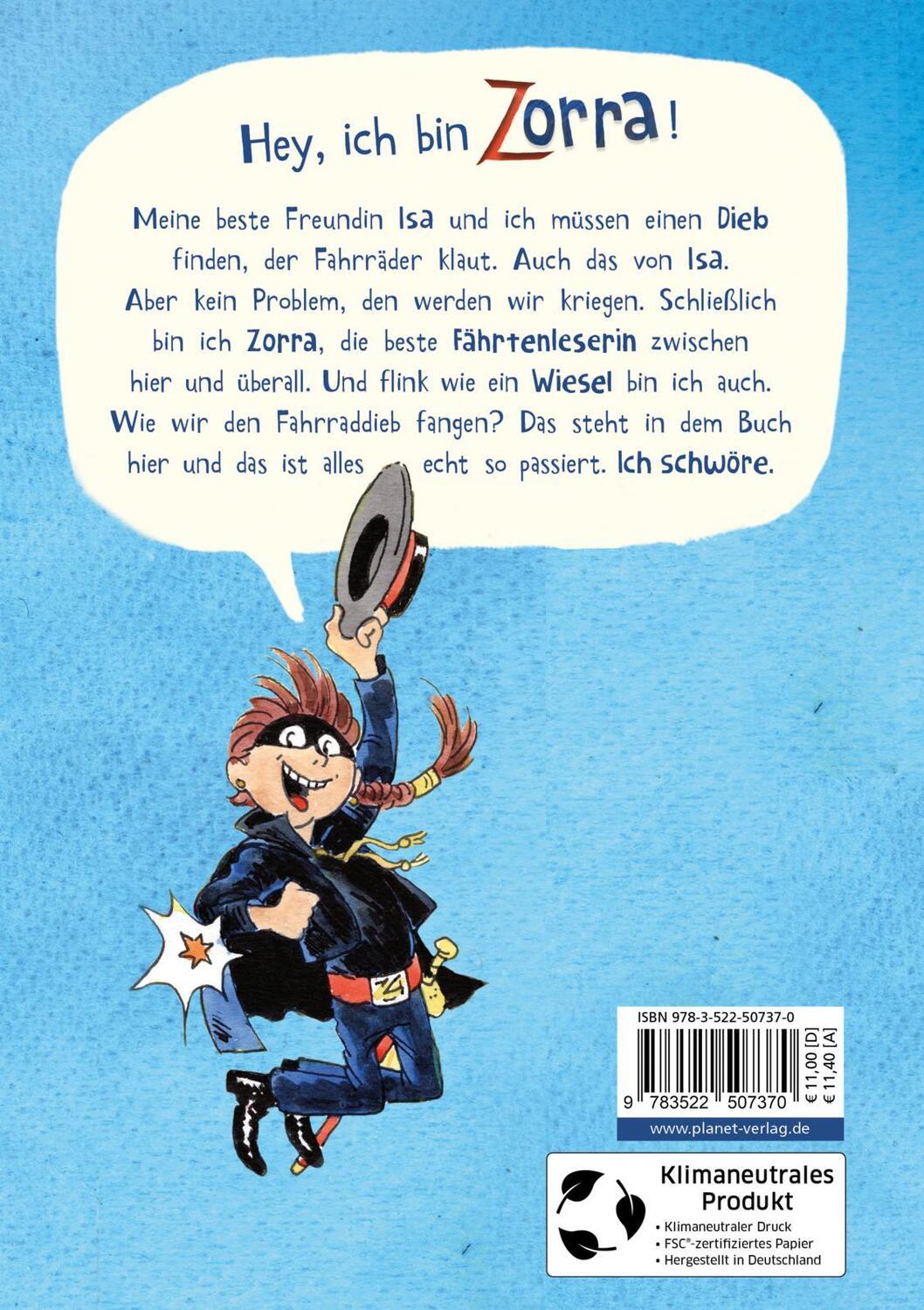 Rückseite: 9783522507370 | Isa und die wilde Zorra 2: Sei flink wie ein Wiesel! | Rüdiger Bertram