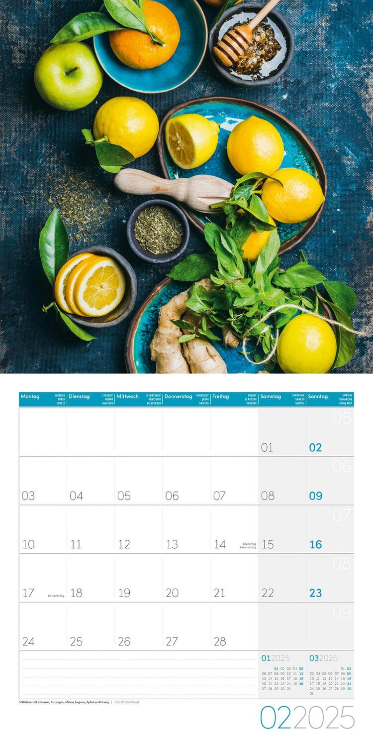 Bild: 9783838445298 | Food Kalender 2025 - 30x30 | Ackermann Kunstverlag | Kalender | 28 S.