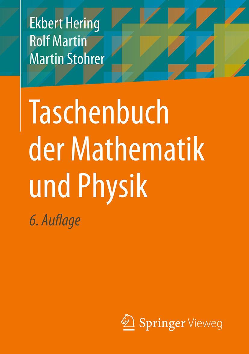 Cover: 9783662534182 | Taschenbuch der Mathematik und Physik | Rolf Martin (u. a.) | Buch